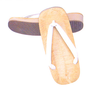 (image for) Zouri (Sponge sole) White thongs