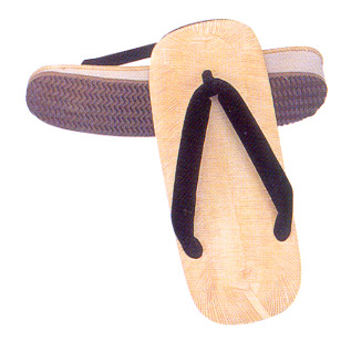 (image for) Zouri (Sponge sole) Black thongs