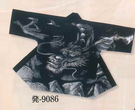 (image for) Silk Printed Hanten Tenjiku Light Cotton | Dragon