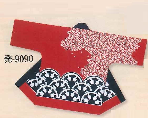 (image for) Silk Printed Hanten Tenjiku Light Cotton | GenjiGuruma and Sakura Cherry blossoms