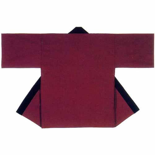 (image for) Reddish brown ENJI (s-9462) Solid Color Plain Hanten