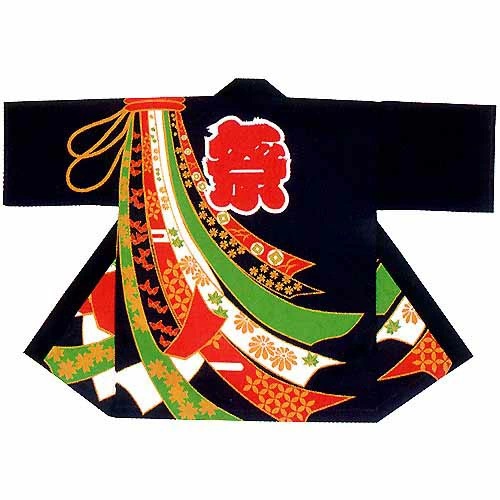 (image for) Noshi Ribbon BLACK with "MATSURI" on the back